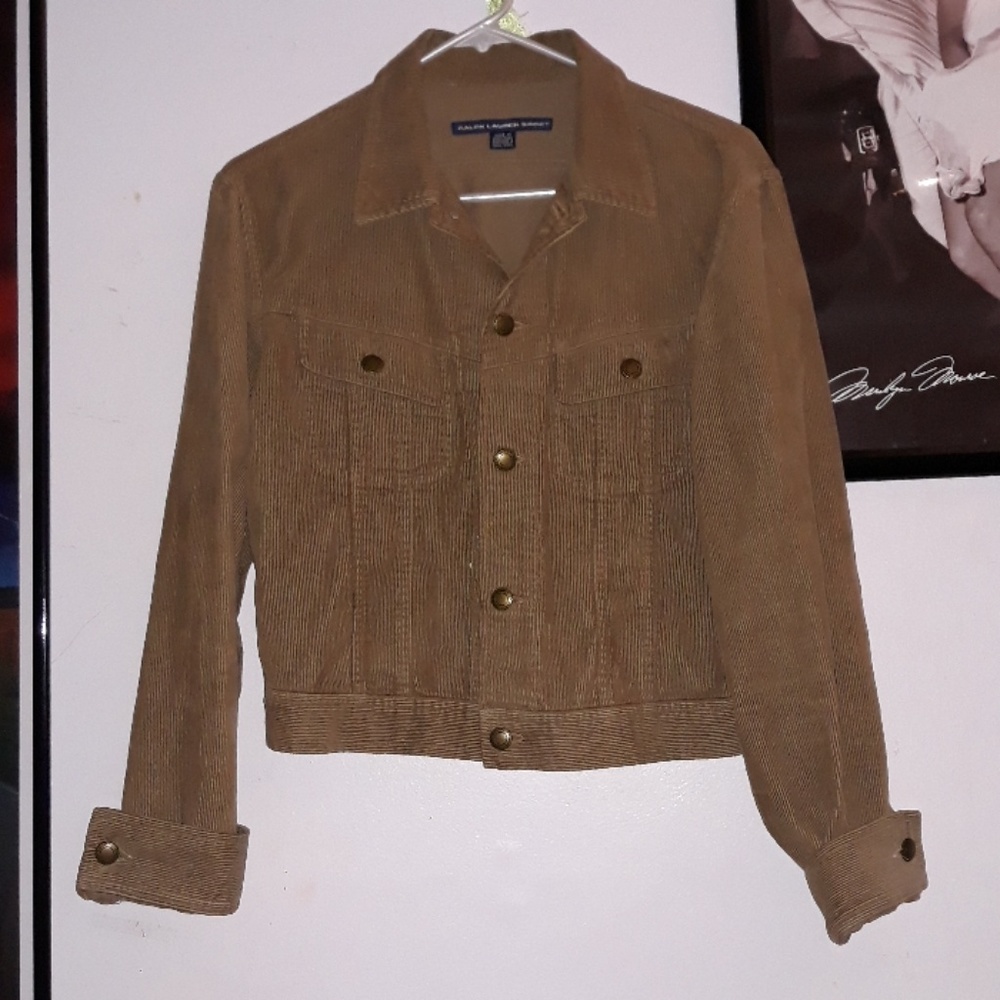 Ralph Lauren Corduroy Cropped Jacket